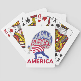 Joe Biden Burden for America Playing Cards
