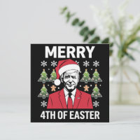 Joe Biden Christmas Santa Hat Merry 4th Of Easter