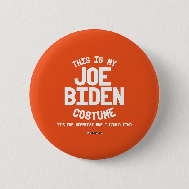Joe Biden Costume 6 Cm Round Badge (Front)