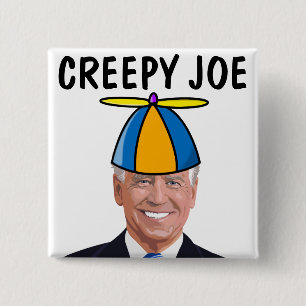 JOE BIDEN CREEPY JOE BUTTONS