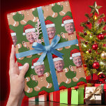 Joe Biden Face Custom Face Photo Gingerbread Wrapping Paper<br><div class="desc">Joe Biden Face Custom Face Photo Gingerbread , Replace the face of this Gingerbread with your favourite photo (make sure to crop as much to the face as possible and use an app to remove the background) and personalise this funny Christmas Holiday Wrapping Paper with your kid, husband, or boyfriend...</div>