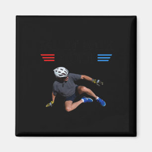 Joe Biden Falling Off Bicycle Biden Bike Meme Funn Magnet