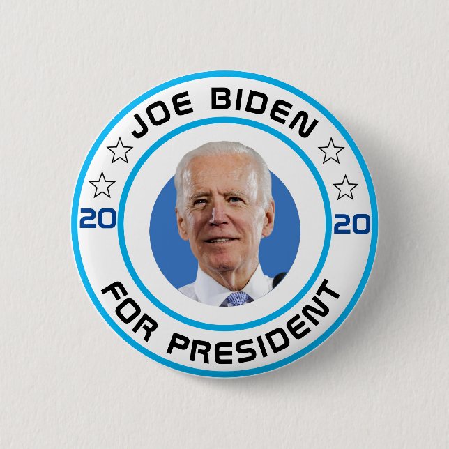 Joe Biden for President 2020 6 Cm Round Badge (Front)