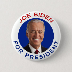 Joe Biden For President 6 Cm Round Badge