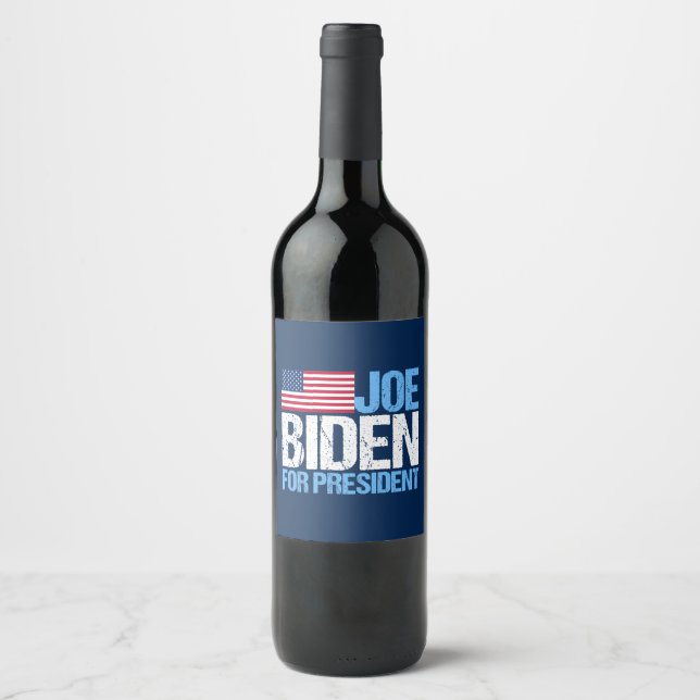 Joe Biden for President Wine Label (Front)