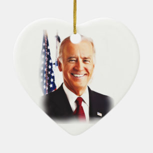 Joe Biden-For USA President 2016 Ceramic Tree Decoration