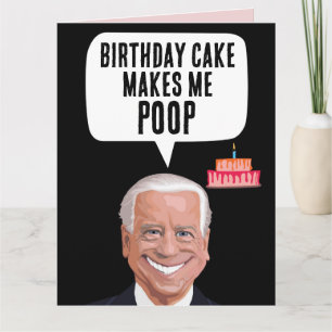 JOE BIDEN FUNNY BIRTHDAY Greeting Cards