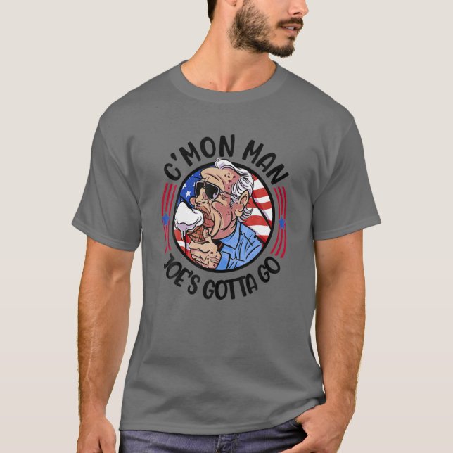 Joe Biden Gotta Go Meme Biden Sarcastic Humour Tre T-Shirt (Front)