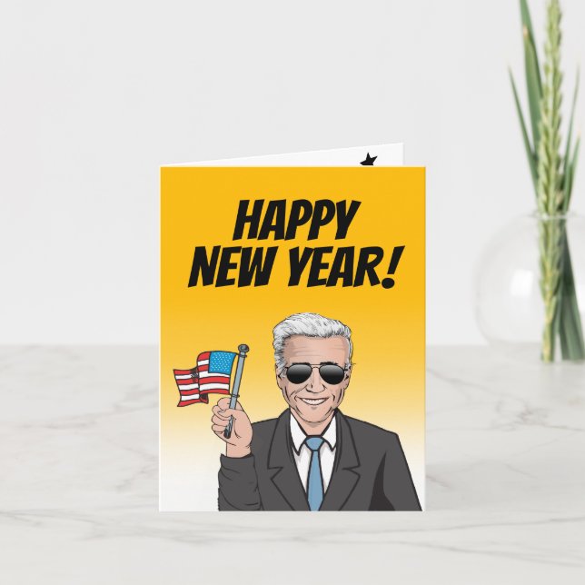 Joe Biden Greeting Card (Front)