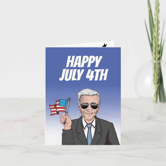 Joe Biden Greeting Card (Front)