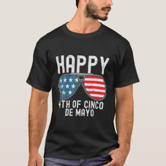 Joe Biden Happy 4Th Of Cinco De Mayo Funny Confuse T-Shirt