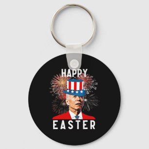 Joe Biden Happy Easter For Fun 4th Of July Key Ring