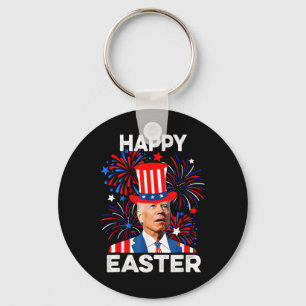Joe Biden Happy Easter For Funny 4th Of July Patri Key Ring