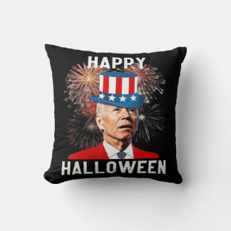 Joe Biden Happy Halloween For Fun th Of July Cushion