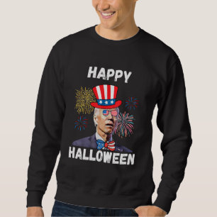 Joe Biden Happy Halloween For Funny 4th Of July Sweatshirt