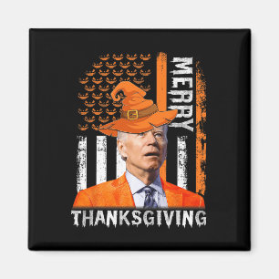 Joe Biden Happy Halloween Merry Thanksgiving Us Fl Magnet