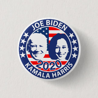 Joe Biden & Kamala Harris 2020 3 Cm Round Badge