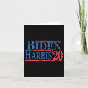 Joe Biden Kamala Harris 2020 Card