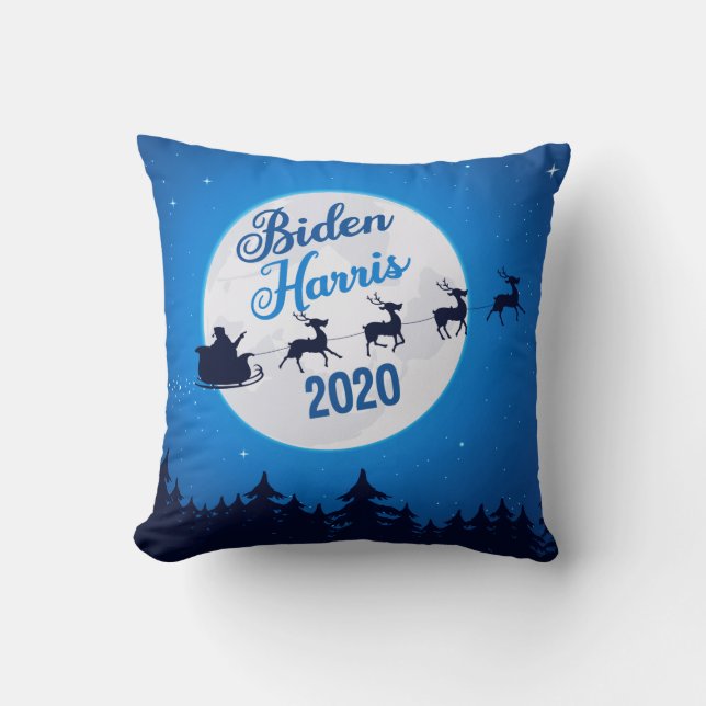 Joe Biden Kamala Harris 2020 Christmas Cushion (Front)