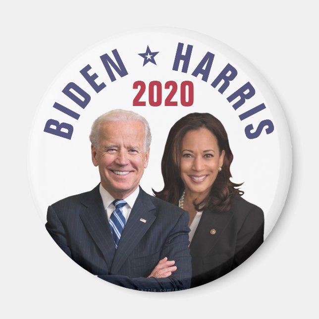 Joe Biden Kamala Harris 2020 President Vice Photos Magnet (Front)