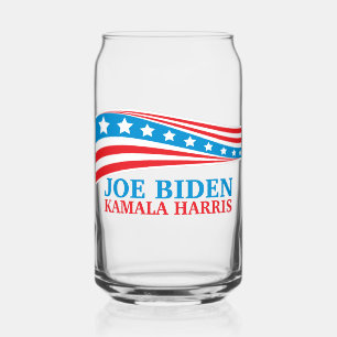 Joe Biden Kamala Harris 2024 Election Wave Can Glass