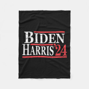 Joe Biden Kamala Harris 2024 Fleece Blanket