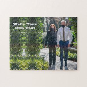 Joe Biden & Kamala Harris - Write Your Own Text   Jigsaw Puzzle