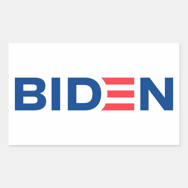 Joe Biden Logo Rectangular Sticker (Front)