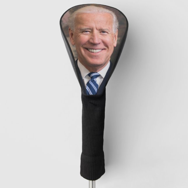Joe Biden Portrait Photo Golf Head Cover (Front)