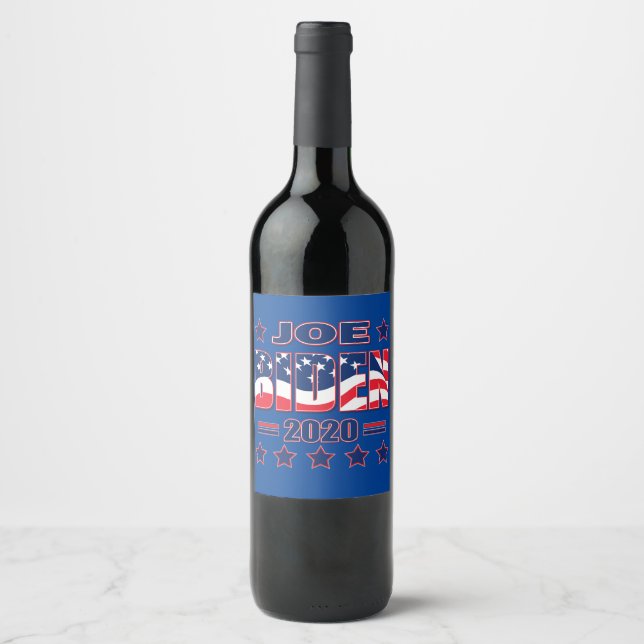 Joe Biden - President Elect 2020 Wine Label (Front)