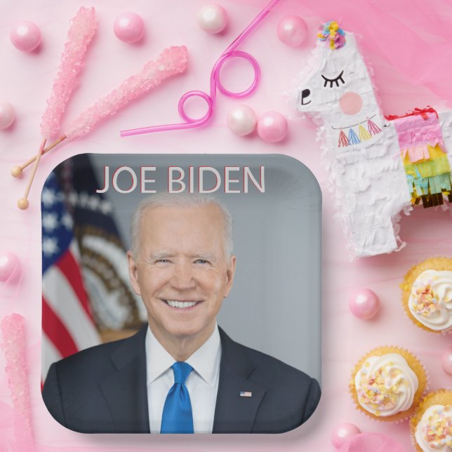 JOE BIDEN President Paper Plate (Party)