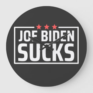 joe Biden Sucks Large Clock