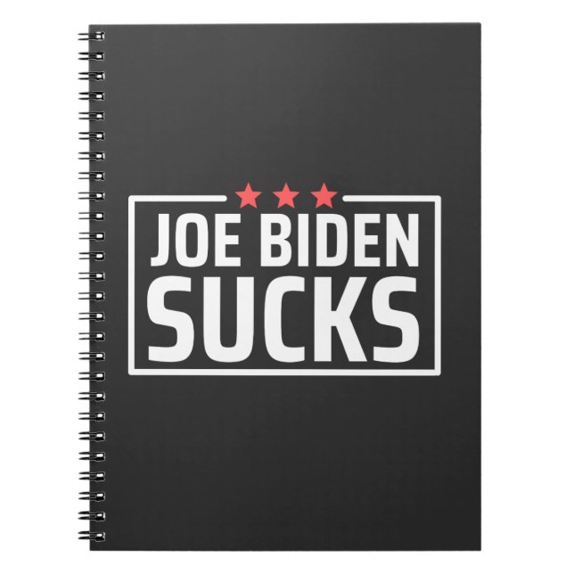 joe Biden Sucks Notebook (Front)