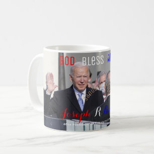 Joe Biden taking his Oath of Office January 20 Coffee Mug