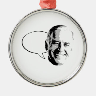 JOE BIDEN TALK BUBBLE -.png Metal Tree Decoration