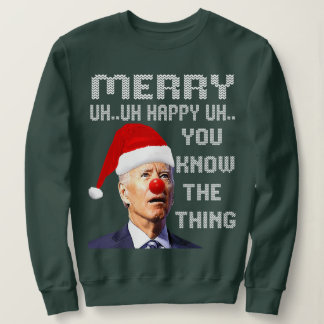 Joe Biden Ugly Christmas Sweater For Men _ Women F