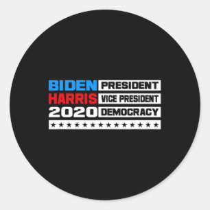 Joe Biden Vice President Kamala Harris 2020 Classic Round Sticker