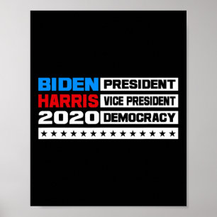 Joe Biden Vice President Kamala Harris 2020  Poster