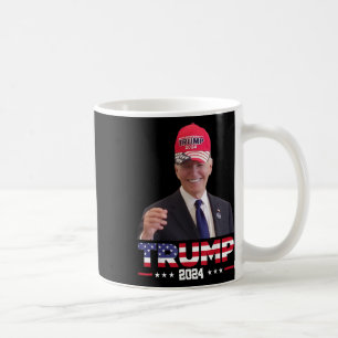 Joe Biden Wearing A Trump Hat 1 Coffee Mug