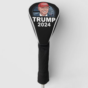 Joe biden Wearing A Trump Hat Golf Head Cover