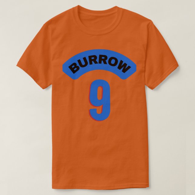 Joe Burrow 9 Jersey 1 T-Shirt (Design Front)