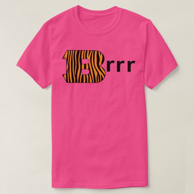 Joe Burrow Brrr Design T-Shirt (Design Front)