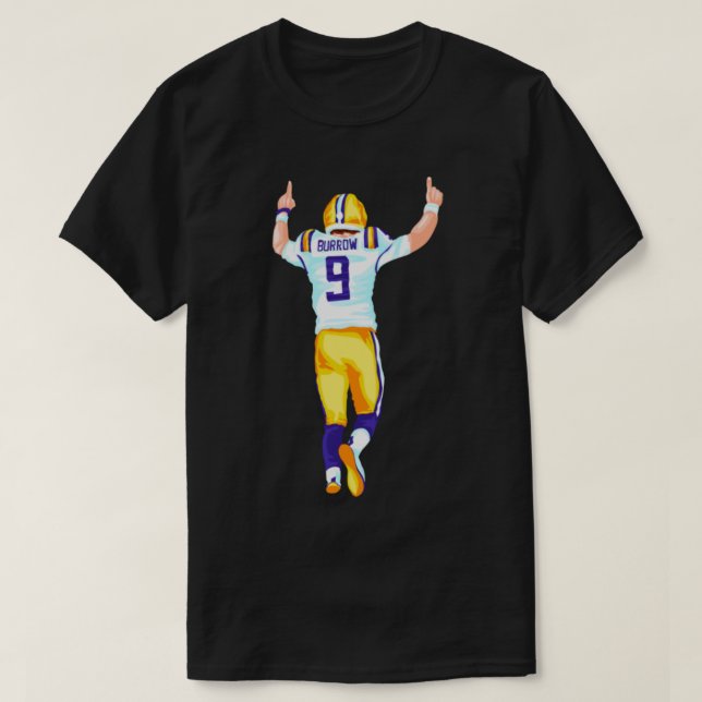 Joe Burrow No 9 Bengals  TShirt (Design Front)