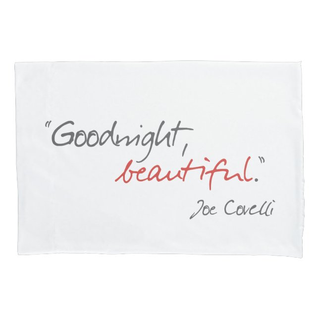 Joe Covelli quotes from the Just Breathe series Pillowcase (Front)