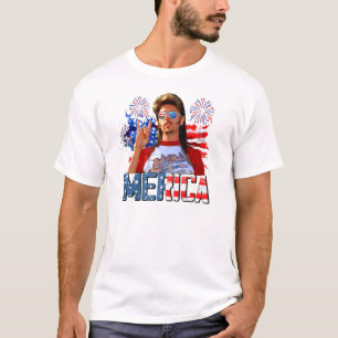 Joe Dirt Merica Funny 4Th Of July Independence Day T-Shirt