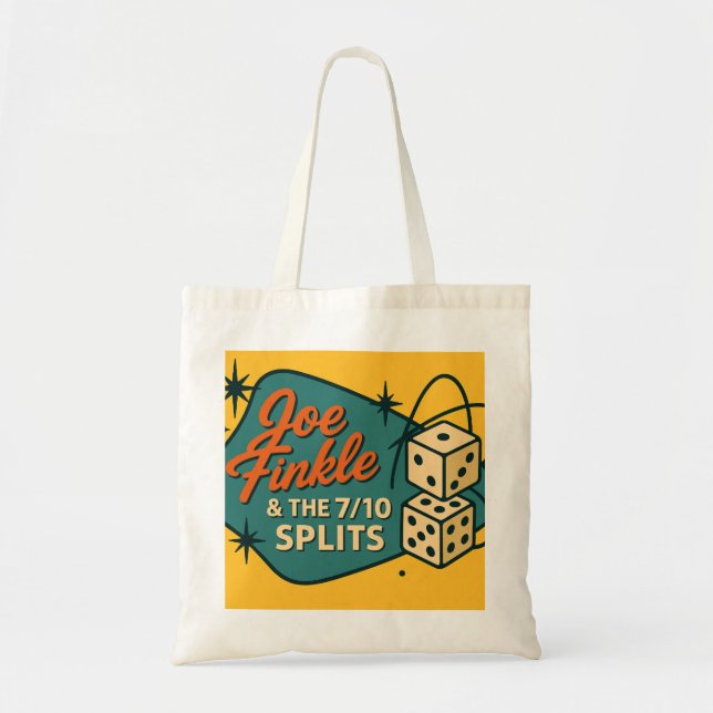 Joe Finkle & The 7/10 Splits Rockin' Tote Bag (Front)