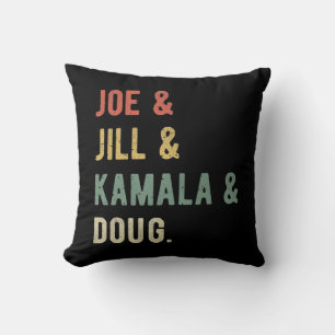 Joe & Jill & Kamala & Doug I Cushion