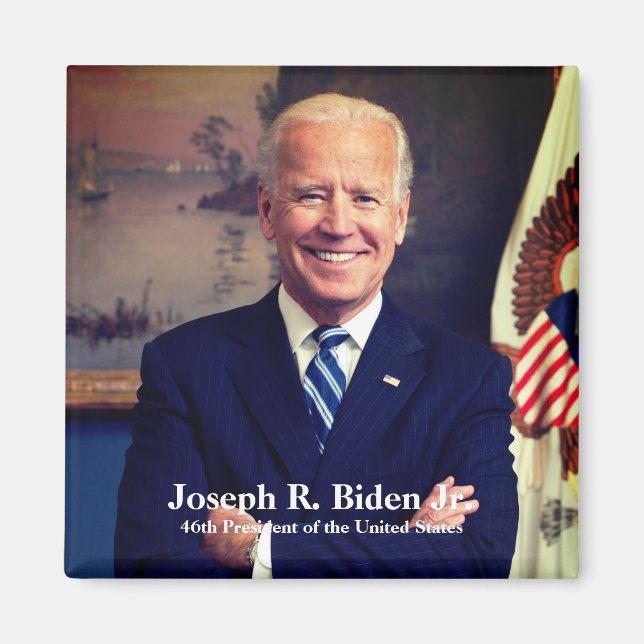 Joe Joseph R. Biden, 46th President of USA Magnet (Front)