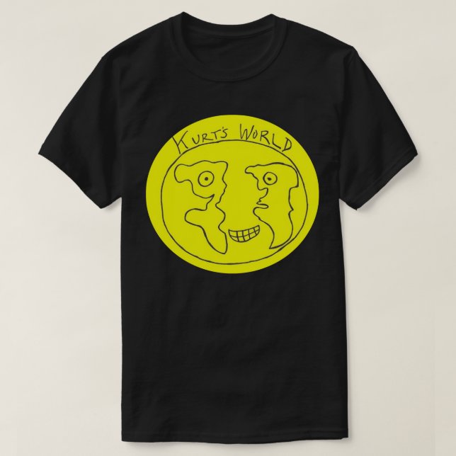 Joe Keery Spree Kurts World Logo Sticker T-Shirt (Design Front)