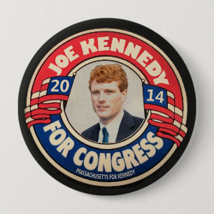 Joe Kennedy for Congress 2014 10 Cm Round Badge